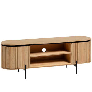 Meble ryflowane - moda na trójwymiarowe wzornictwo