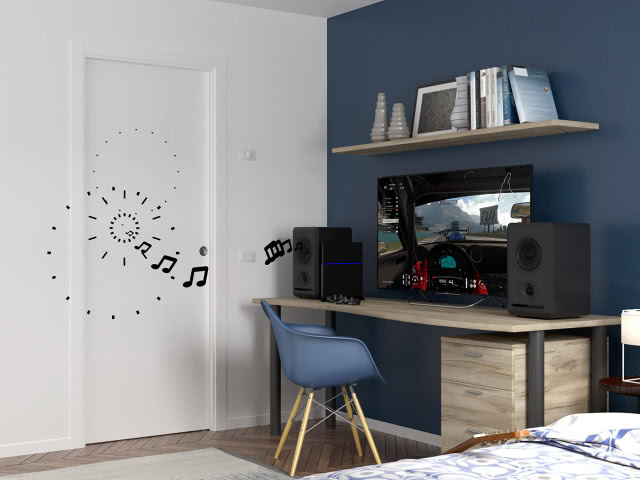 Czy drzwi przesuwne mają właściwości akustyczne?