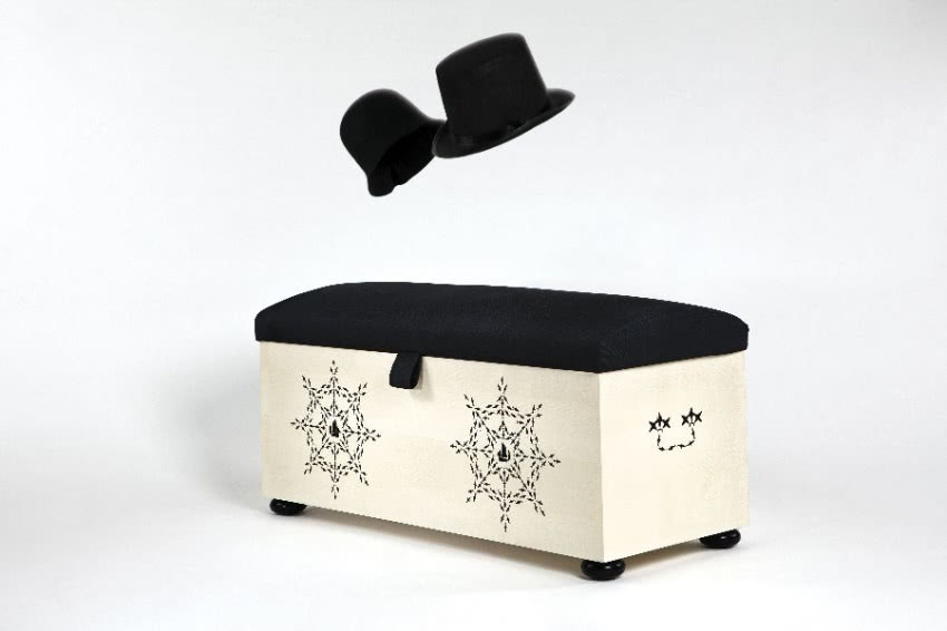 Skatt - ławka do siedzenia i skrzynia do...