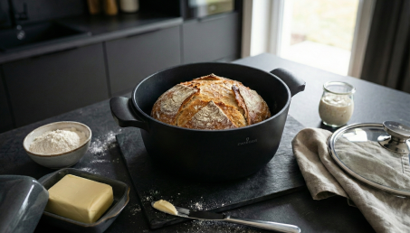 Szybki chleb z garnka - przepis krok po kroku