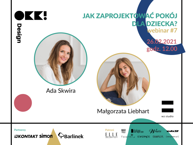 Jak zaprojektować pokój dla dziecka - webinar OKK! design i WZ STUDIO