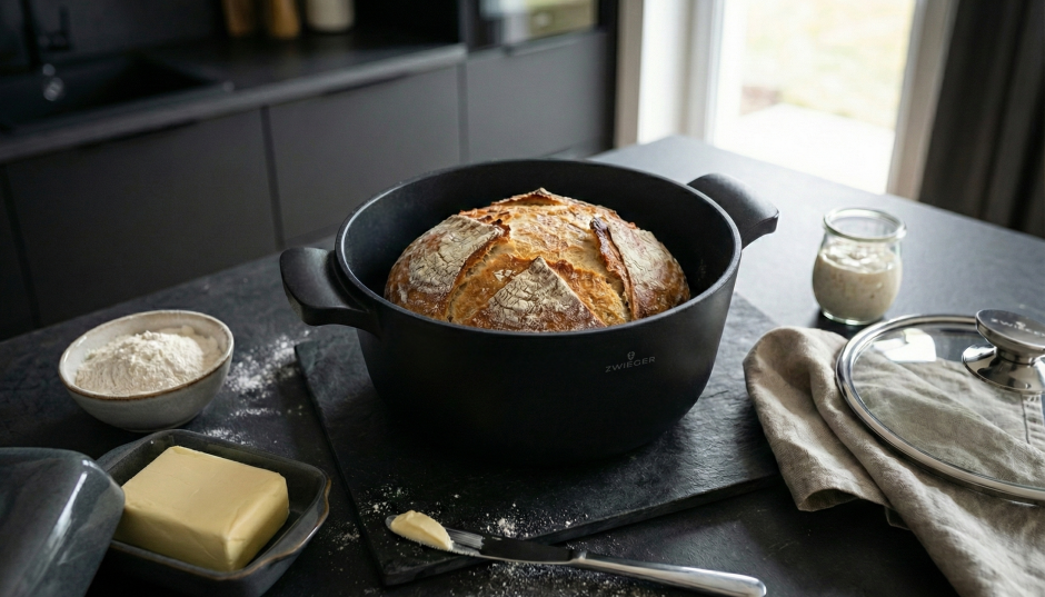 Szybki chleb z garnka - przepis krok po kroku