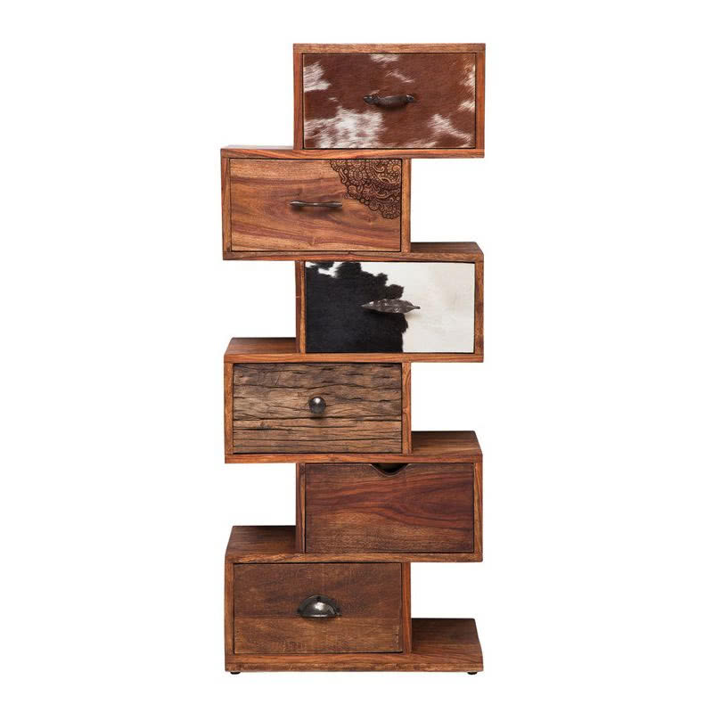 Komoda Rodeo Zick Zack (6 szuflad), Kare Design,...