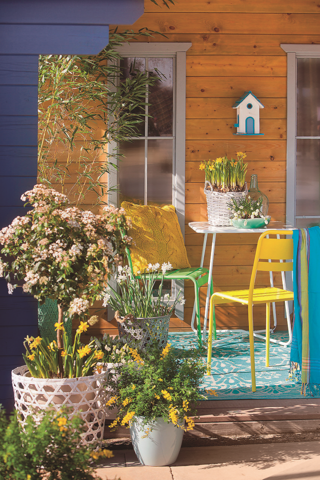 Kolorowe meble ogrodowe