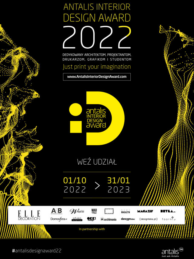 Ostatnie dni zgłoszeń do 3. edycji konkursu Antalis Interior Design Award