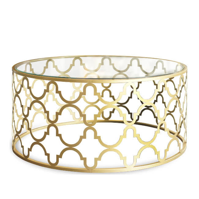 Stolik Avenue Gold III, Ø105 cm, 9 DESIGN, 2369 zł