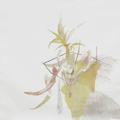 Irmina Staś, "Organizm 18", olej na płótnie, 160...