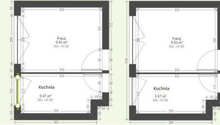 Rozmieszczenie mebli w małej kuchni