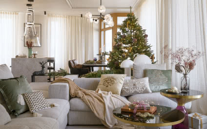 Warszawskie mieszkanie w stylu modern french! Tak urządzono je na Święta!