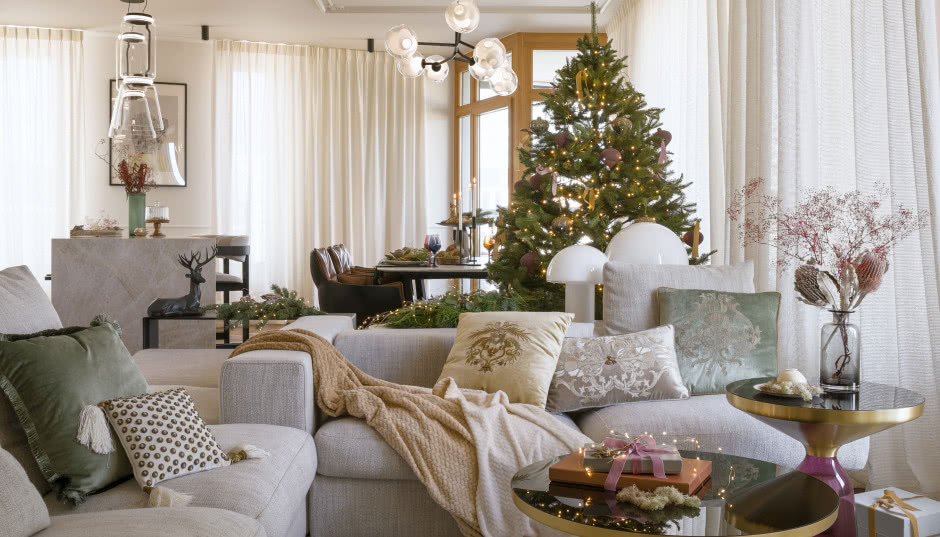 Warszawskie mieszkanie w stylu modern french! Tak urządzono je na Święta!