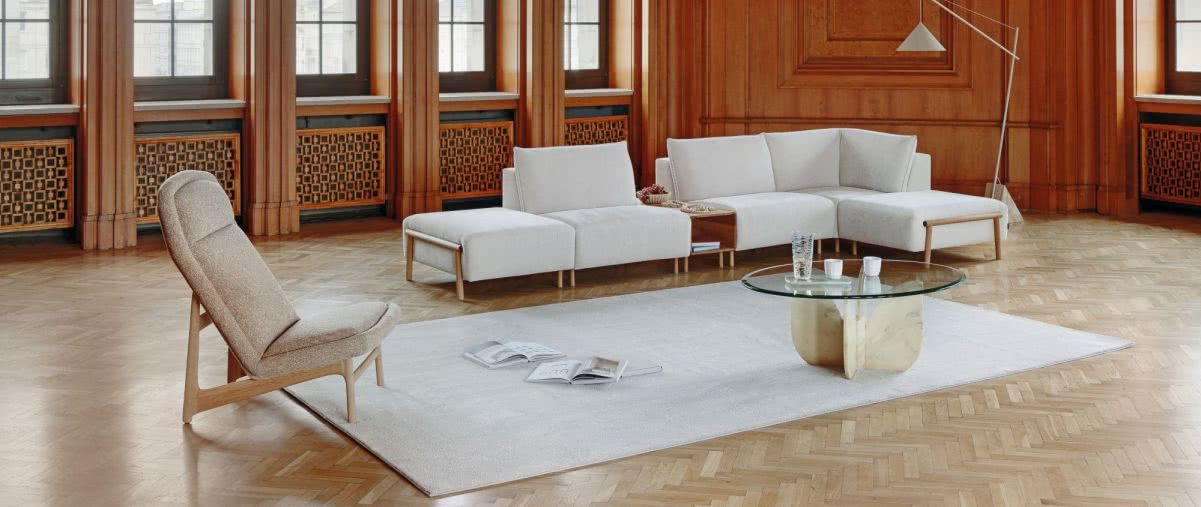 Fotel i szezlong z kolekcji Loop - popis stolarskiego rzemiosła