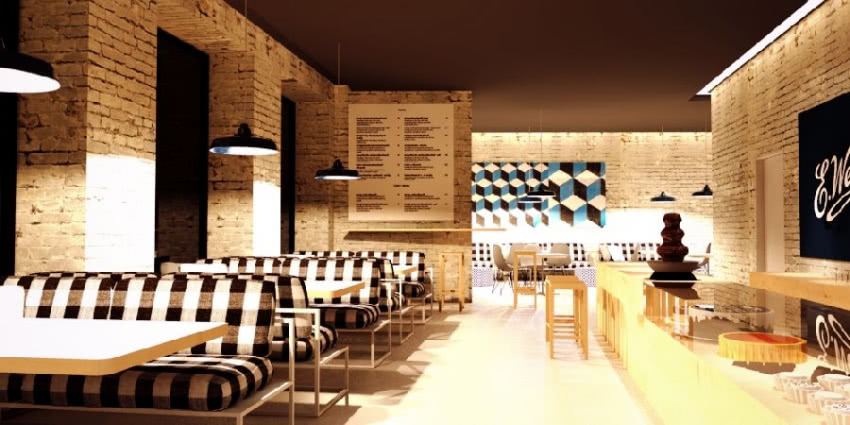 Nagroda główna - projekt wnętrza Pijalni...