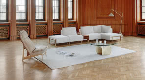 Fotel i szezlong z kolekcji Loop - popis stolarskiego rzemiosła