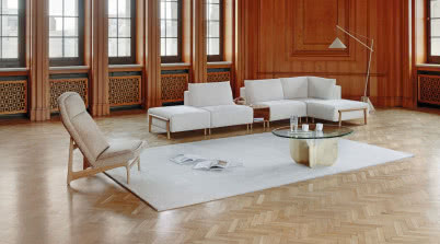 Fotel i szezlong z kolekcji Loop - popis stolarskiego rzemiosła