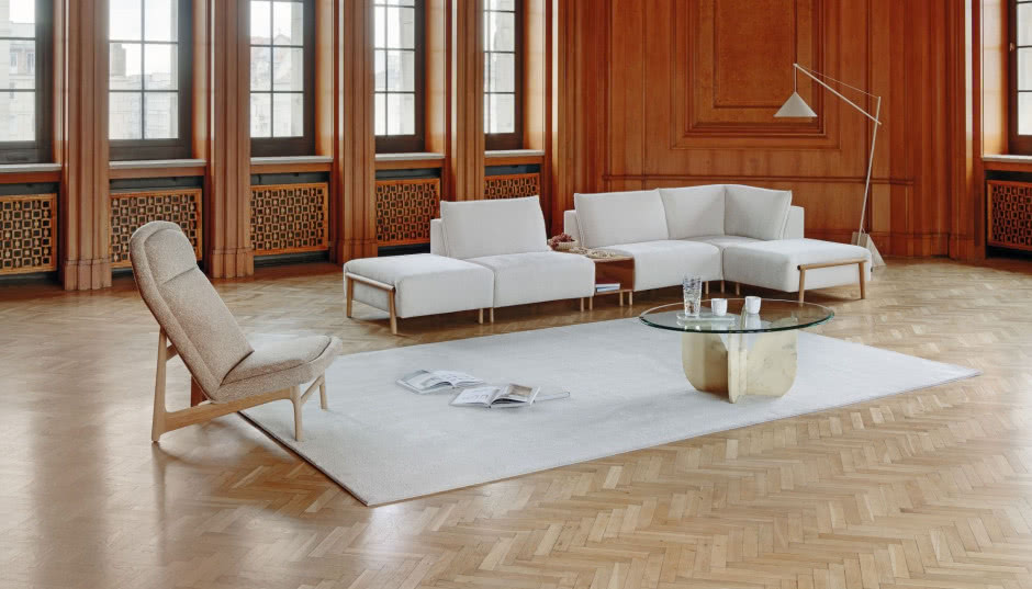 Fotel i szezlong z kolekcji Loop - popis stolarskiego rzemiosła