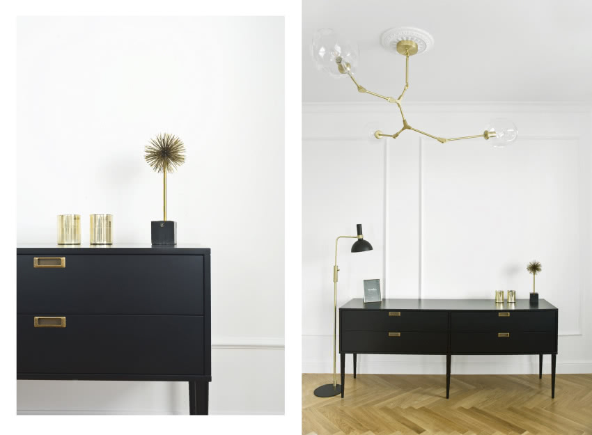 W apartamencie nie znajdziemy dużej ilości...