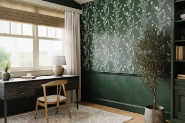Butelkowa zieleń we wnętrzach. Z czym łączyć butelkową zieleń?