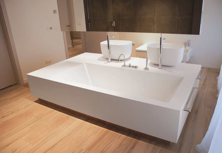 Podczas aranżacji łazienki...