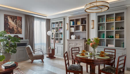 Apartament art déco w starej kamienicy. Został wyróżniony na A’Design Award!