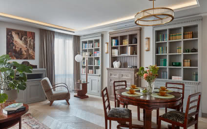 Apartament art déco w starej kamienicy. Został wyróżniony na A’Design Award!