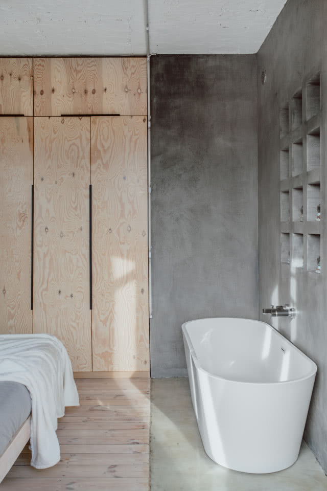 Łazienka w stylu loftowym