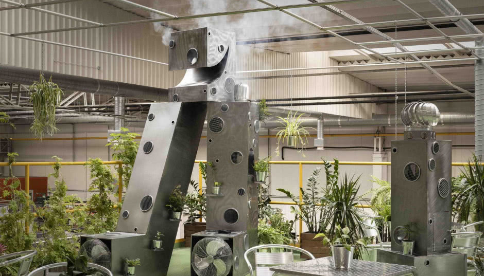 Inhalatorium - niezwykła instalacja artystyczna w zakładzie Elica