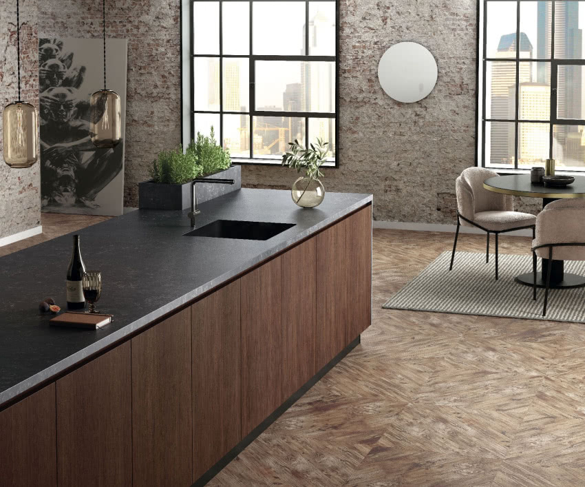 Konglomerat Silestone Corktown, kolecja Loft...