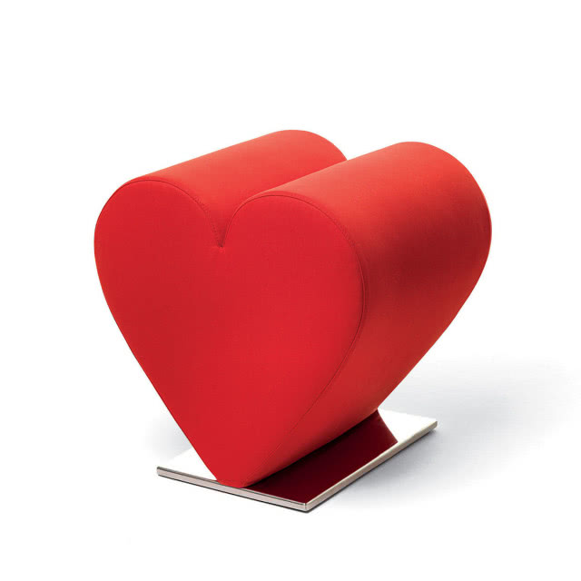 siedzisko w kształcie serca