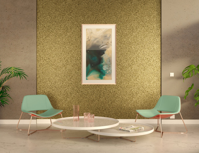 Masa o efekcie płatków złota