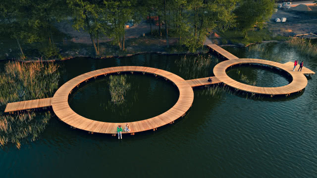 modernizacja promenady nad jeziorem słupeckim w Wielkopolsce