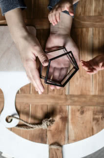Szklane ozdoby Agnetha Home - szlane pudełka