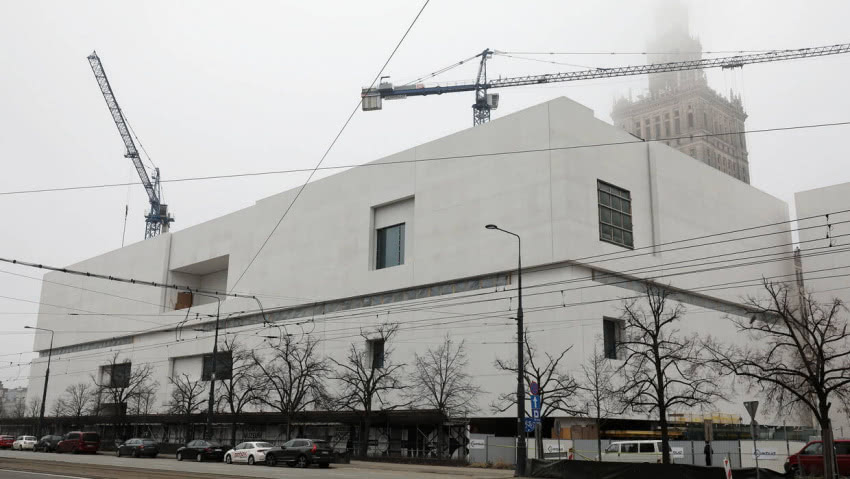 Muzeum Sztuki Nowoczesnej w Warszawie podczas...