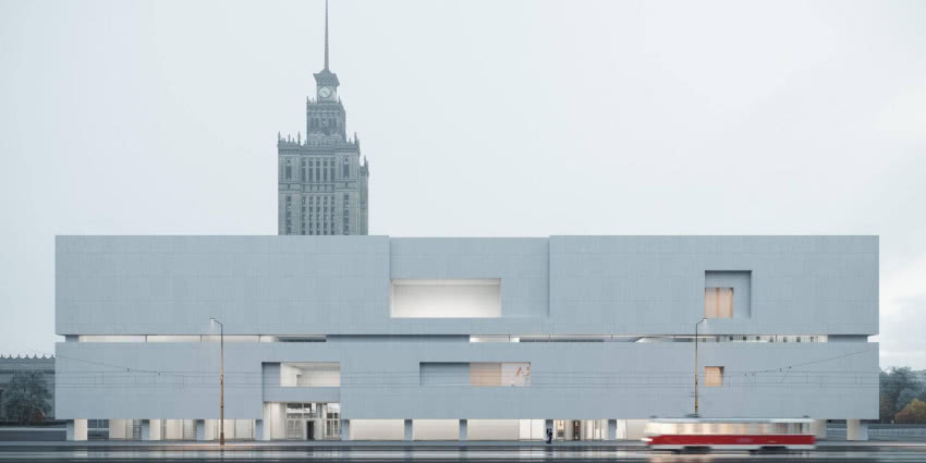 Ostateczny projekt Muzeum Sztuki Nowoczesnej w...