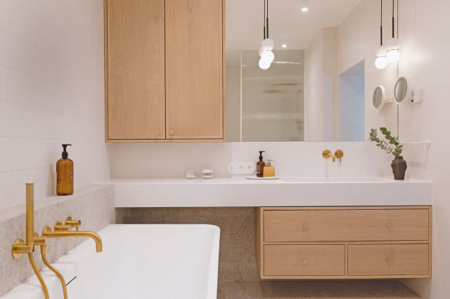 strefa umywalki oświetlenie