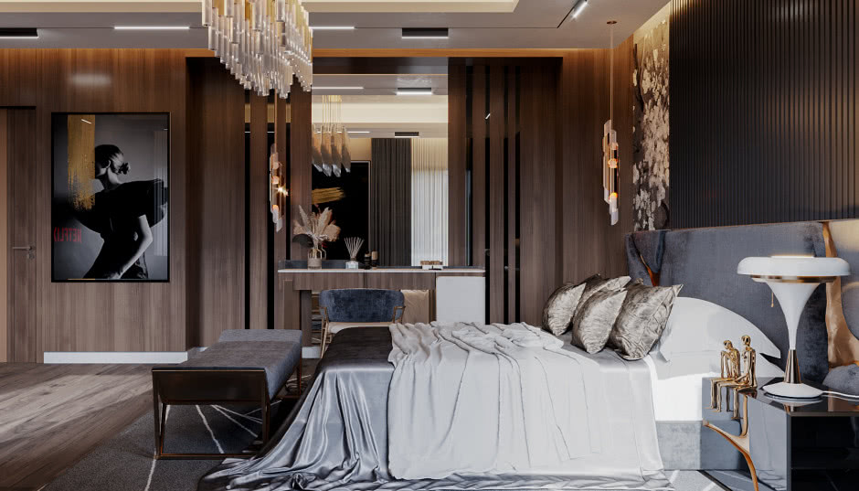 Sypialnia glamour, czyli relaks w gwiazdorskim klimacie