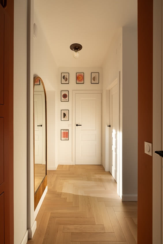 widok od strony drzwi wejściowych