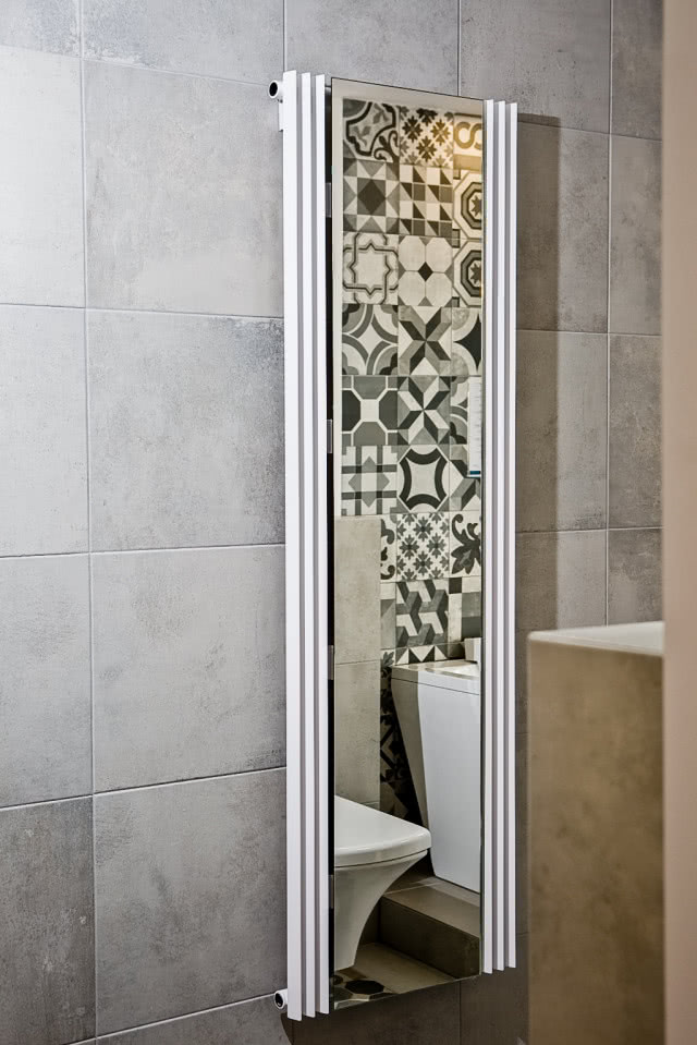 Lustro i grzejnik w jednym