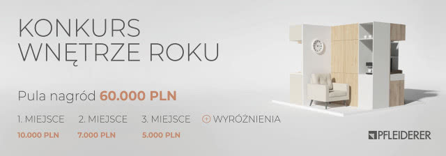 Rusza III edycja konkursu Wnętrze Roku Pfleiderer. Zgłoś swój projekt i wygraj cenne nagrody