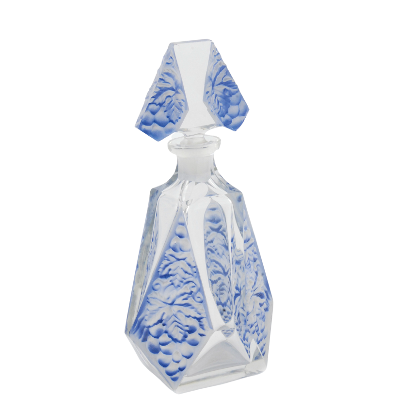 Karafka art déco z korkiem, Polska, Huta...