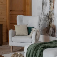 Święta w drewnianym domu - tu króluje klimat chalet chic!