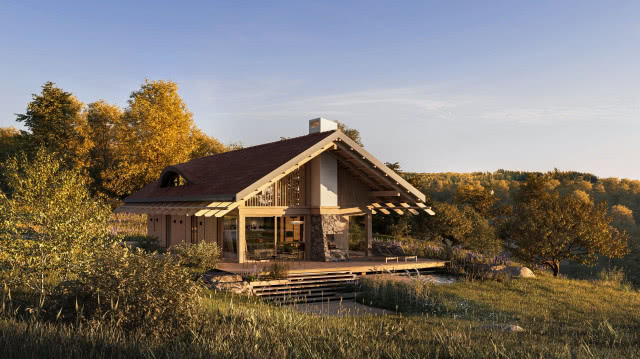 mazurskie domy na wynajem na Wzgórzach Dylewskich