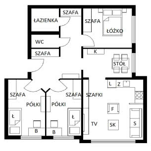 Przebudowa mieszkania z 3 na 4 - pokojowe
