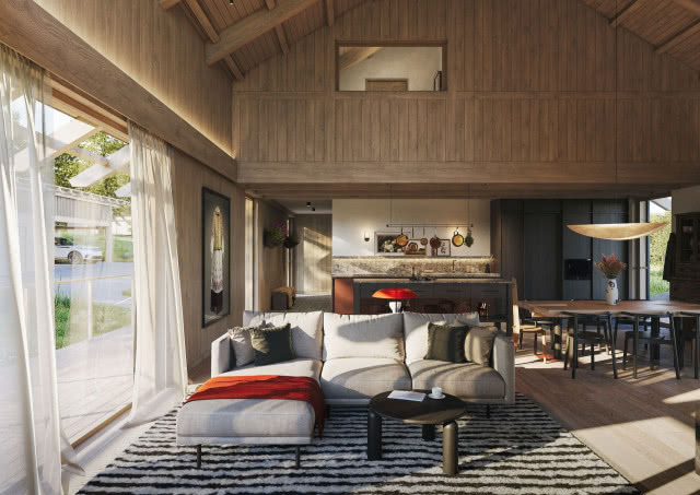 mazurskie domy na wynajem na Wzgórzach Dylewskich