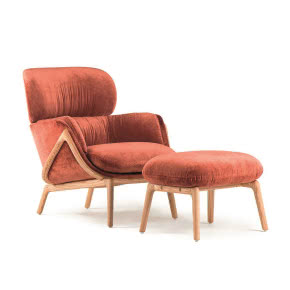 Meble i dodatki w kolorze terakoty