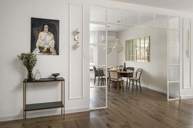 dom w stylu modern farmhouse