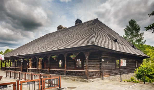 Drewniana karczma Rzym