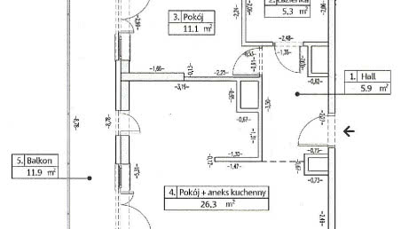 Podział salonu na dwa pokoje