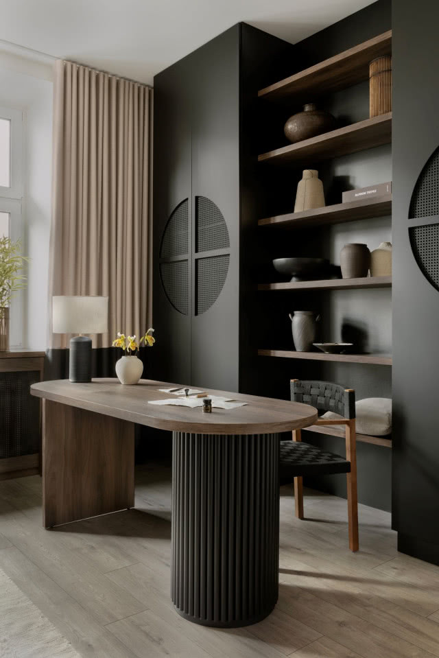 aranżacja gabinetu w mieszkaniu