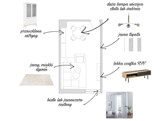 Jak zmienić rozstawienie mebli, by rozjaśnić salon?