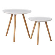 Komplet stolików pomocniczych Daisy, 2 elem., Rowico
